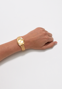 
NIXDEV01 Small Time Teller Analog Watch - All Gold - View 5