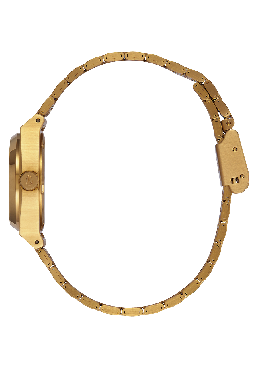 
NIXDEV01 Small Time Teller Analog Watch - All Gold - View 2
