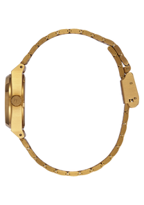 
NIXDEV01 Small Time Teller Analog Watch - All Gold - View 2