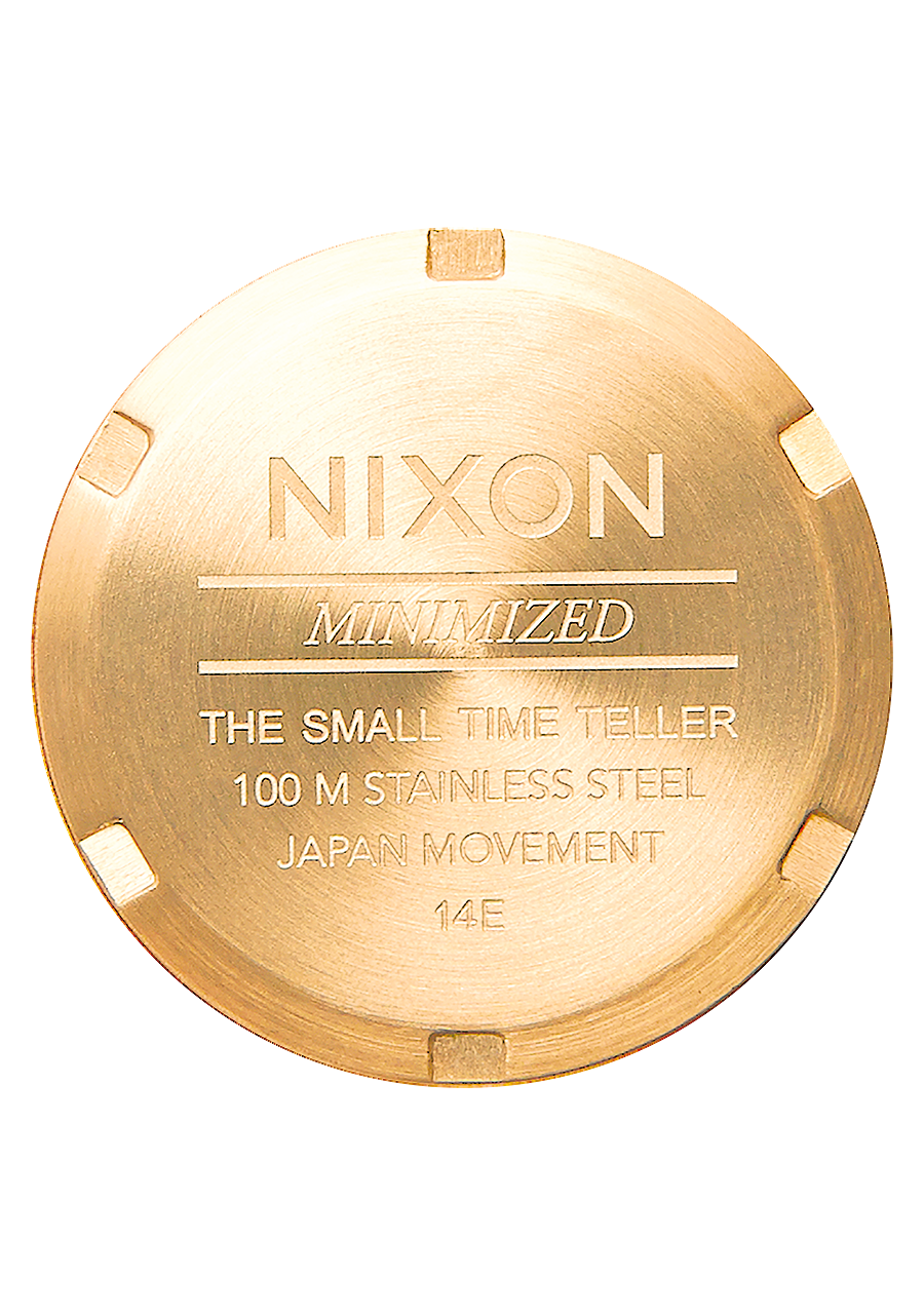 
NIXDEV01 Small Time Teller Analog Watch - All Gold - View 4