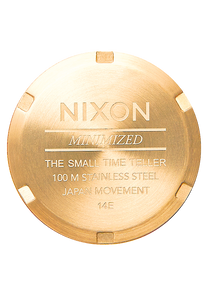 
NIXDEV01 Small Time Teller Analog Watch - All Gold - View 4