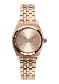 
NIXDEV01 Small Time Teller Analog Watch - All Rose Gold - View 1