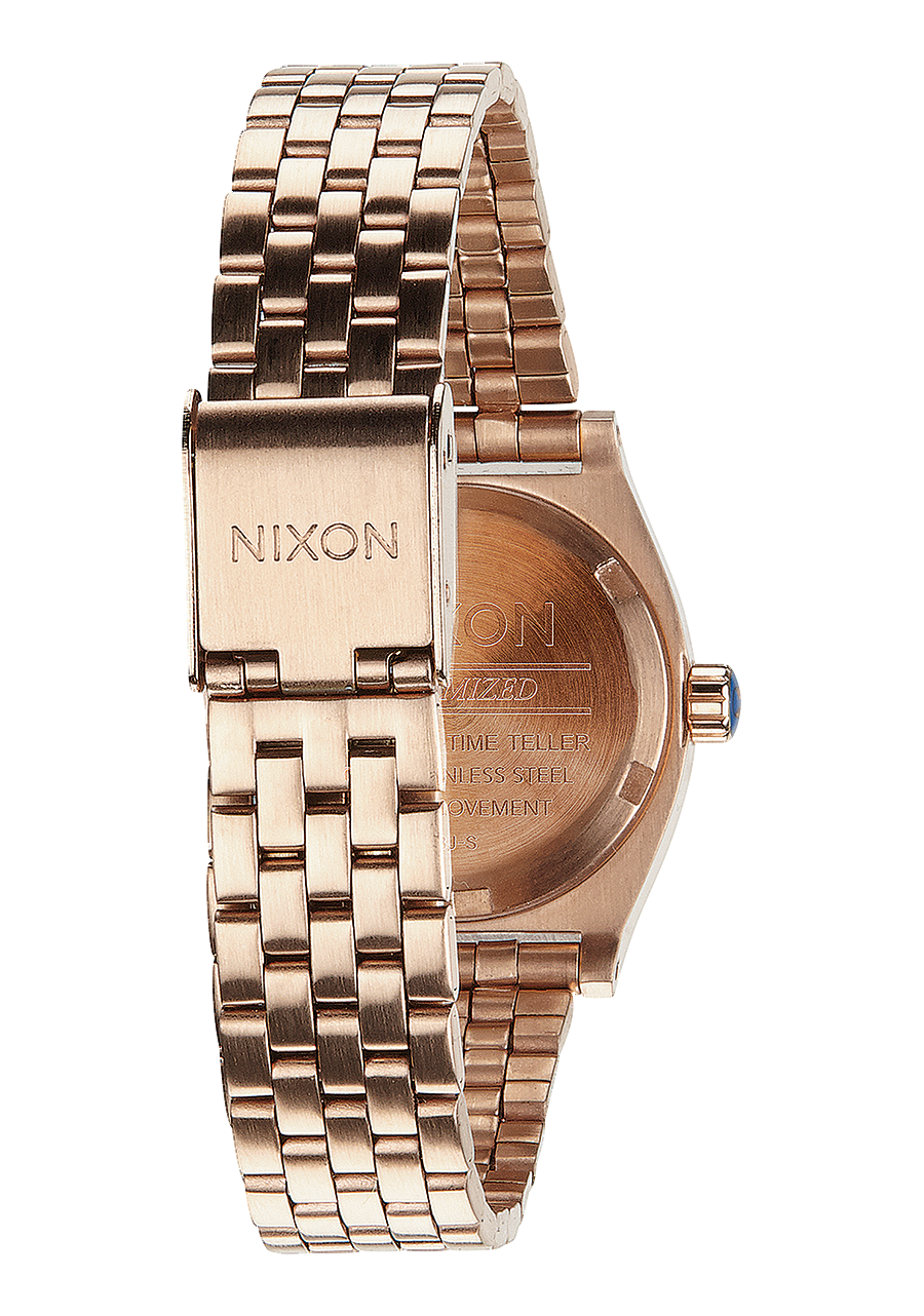
NIXDEV01 Small Time Teller Analog Watch - All Rose Gold - View 3