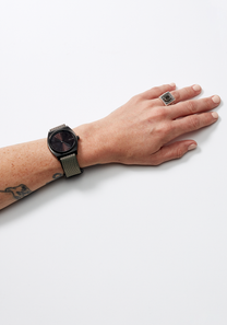 
20mm Nylon #TIDE NATO Band - Khaki / Black View 6