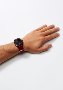 
20mm Nylon #TIDE NATO Band - Red / Black View 6