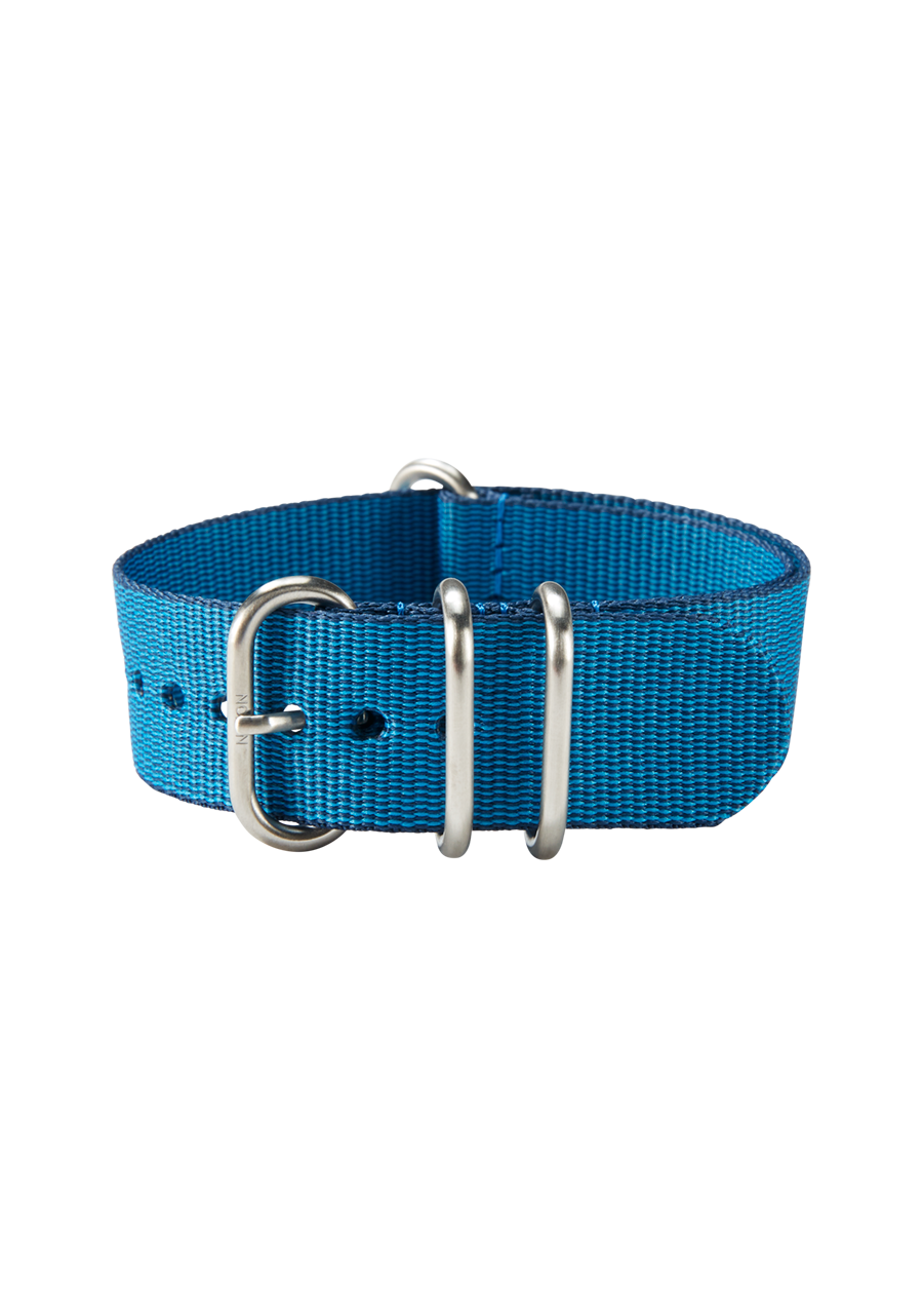 
20mm Nylon #TIDE NATO Band - Navy / Blue View 2