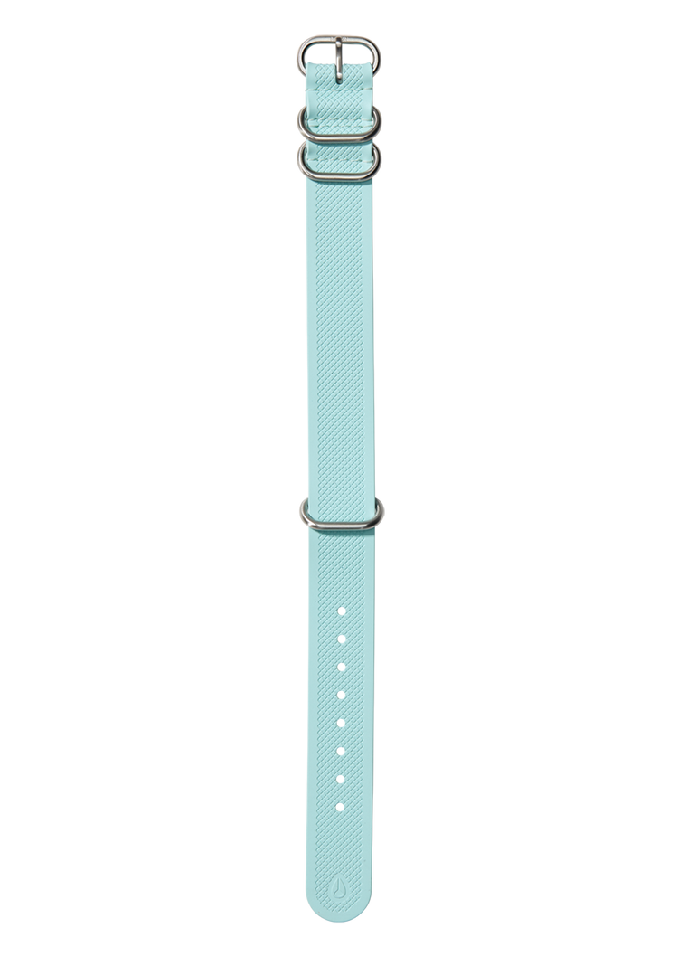 20mm FKM Rubber NATO Band - Ocean Blue