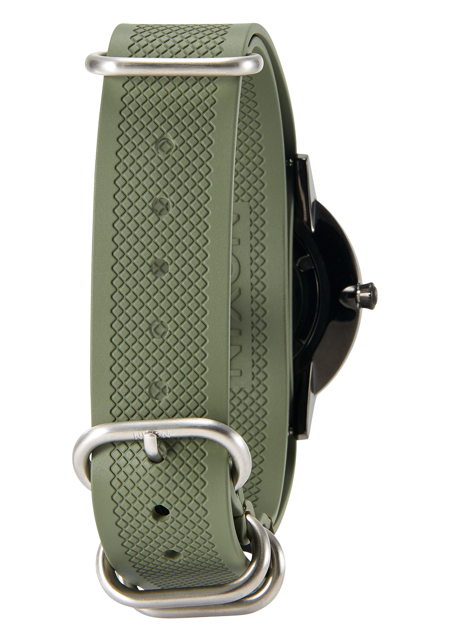 
20mm FKM Rubber NATO Band - Olive View 5