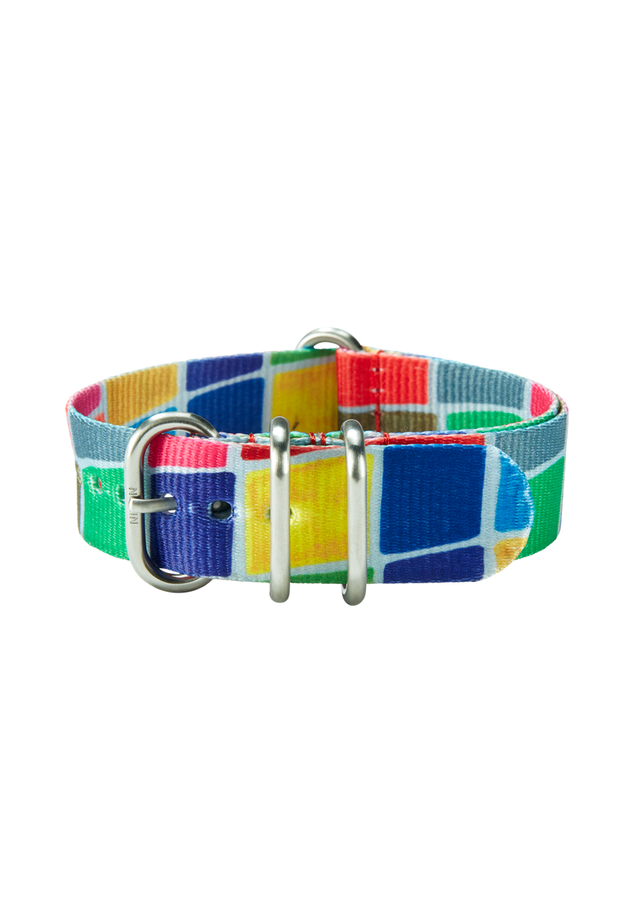 
20mm Recycled NATO Band - Pool Tiles View 2