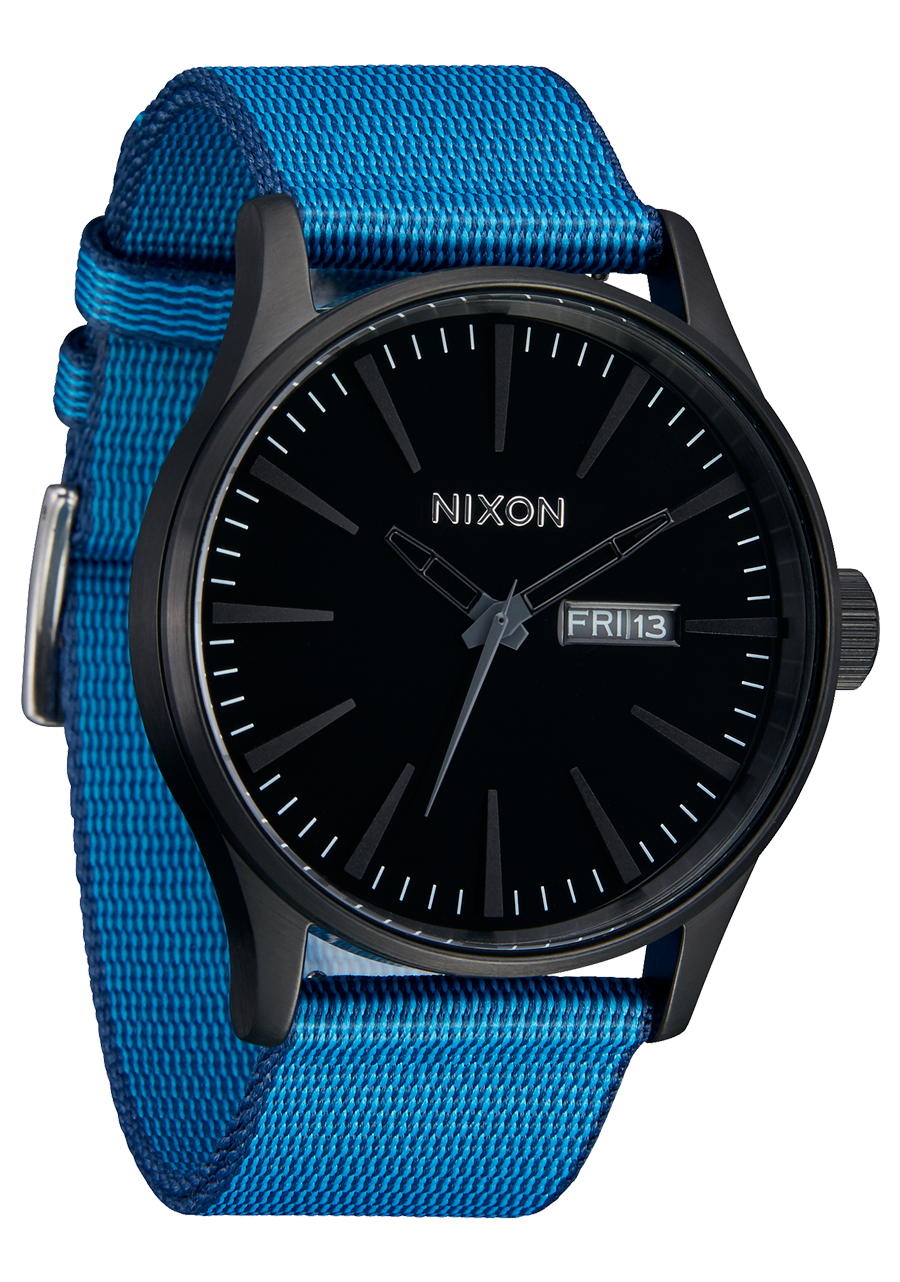 
23mm Nylon #TIDE Band - Navy / Black View 5