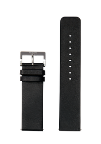 
23mm Vegetable Tanned Leather Band - Black View 1