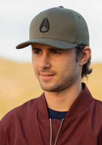 
Deep Down FF Athletic Fit Hat - Dark Olive View 8