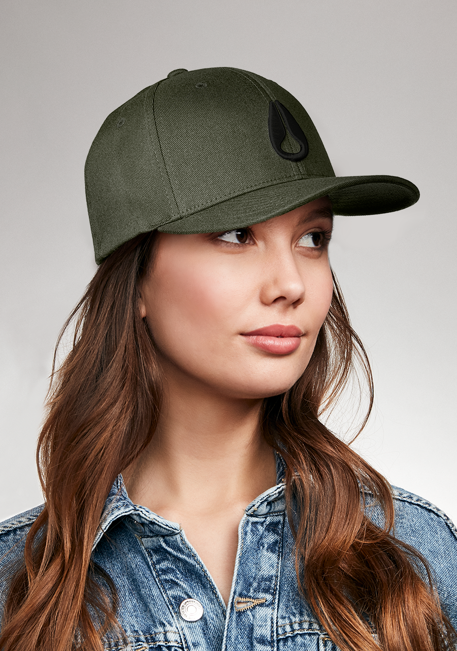 
Deep Down FF Athletic Fit Hat - Dark Olive View 7