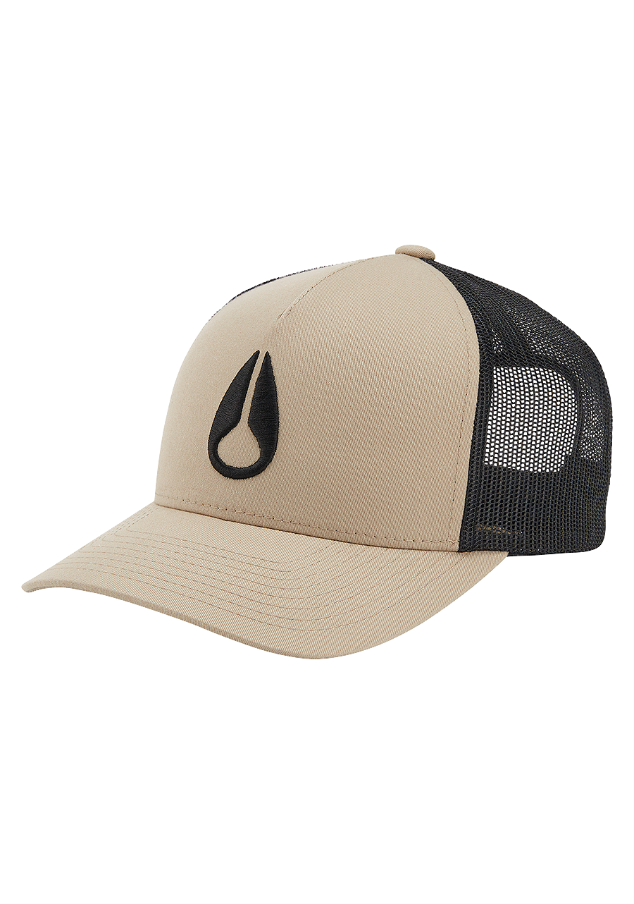 
Iconed Trucker Hat - Khaki / Black View 1