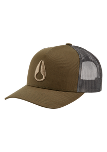 
Iconed Trucker Hat - Dark Olive View 1