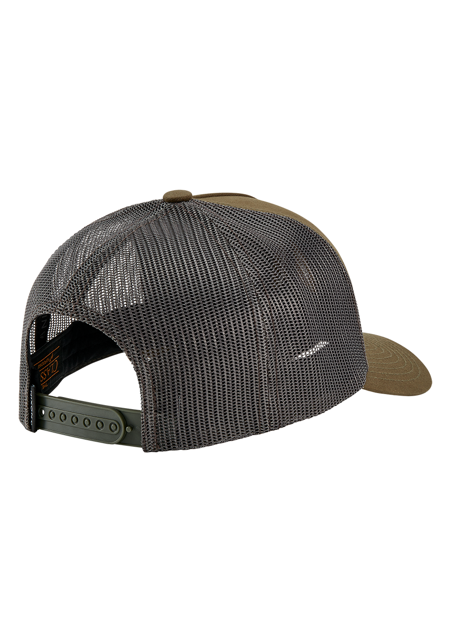 
Iconed Trucker Hat - Dark Olive View 2