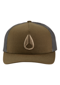 
Iconed Trucker Hat - Dark Olive View 3