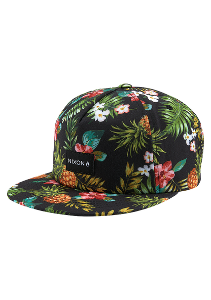 Tropics Snapback Hat - Black / Multi