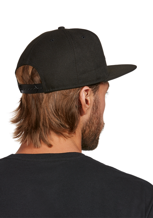 Ninetyeight Snapback Hat - Black / White