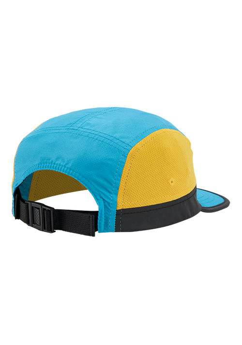 Night Runner Strapback Hat - Aqua / Yellow