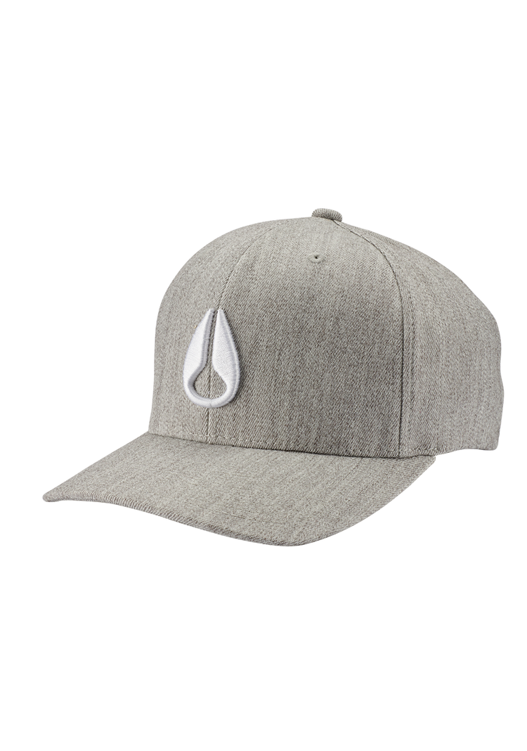 Deep Down Snapback - Heather Gray / White