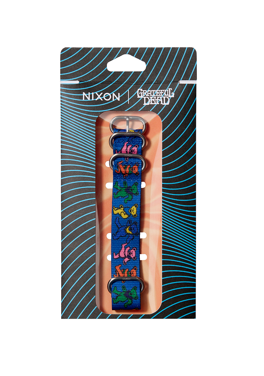 
Free GWP Grateful Dead 20mm Recycled NATO Band - Blue / Dancing Bears View 3