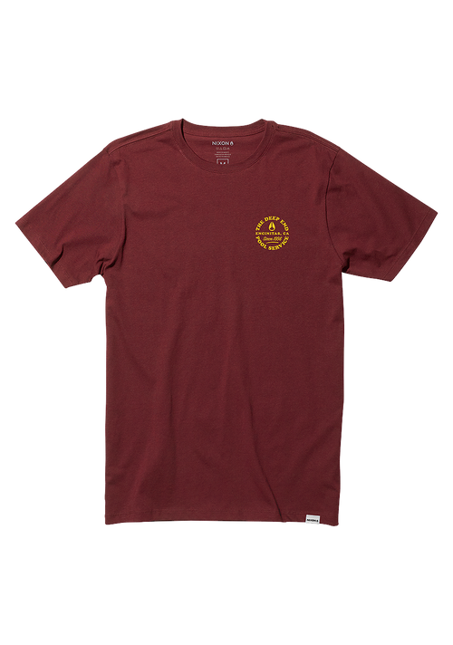 Pool Service T-Shirt - Burgundy