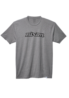 OG Script S/S Eco Tee - Dark Heather Gray / Black