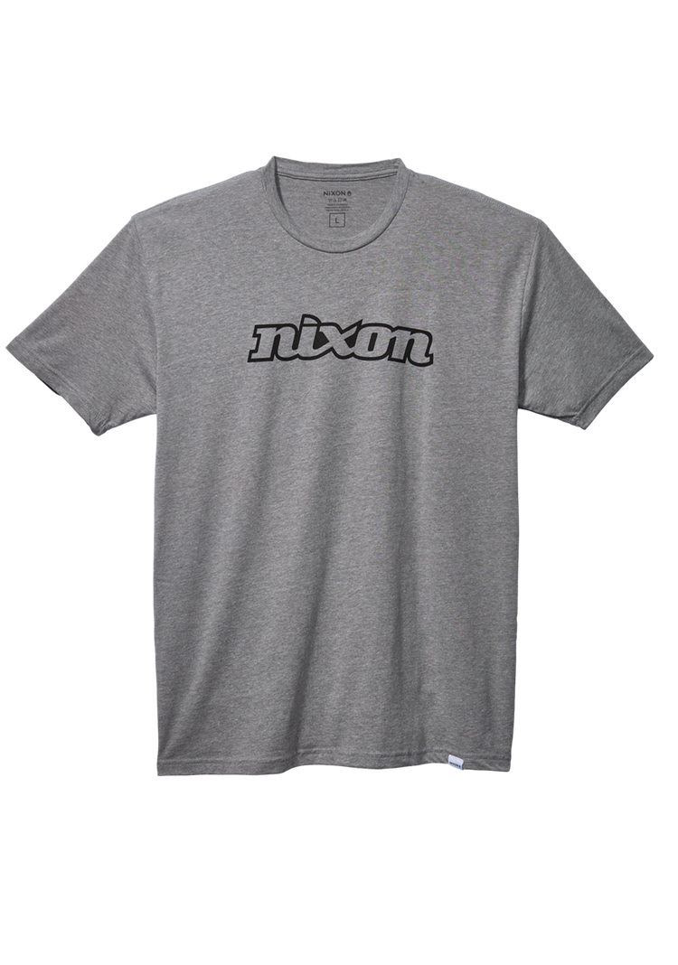 OG Script S/S Eco Tee - Dark Heather Gray / Black