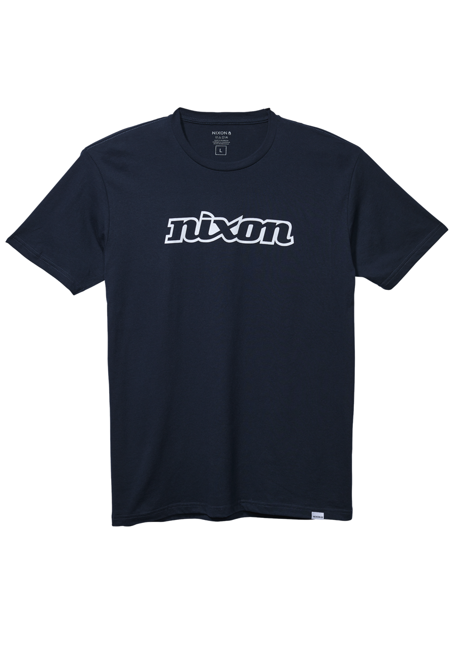 
OG Script S/S Eco Tee - Navy / White View 1