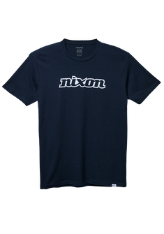 OG Script S/S Eco Tee - Navy / White