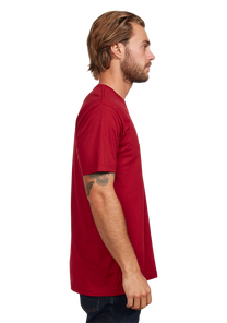 
OG Script S/S Eco Tee - Cardinal / White View 4