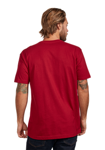 
OG Script S/S Eco Tee - Cardinal / White View 5