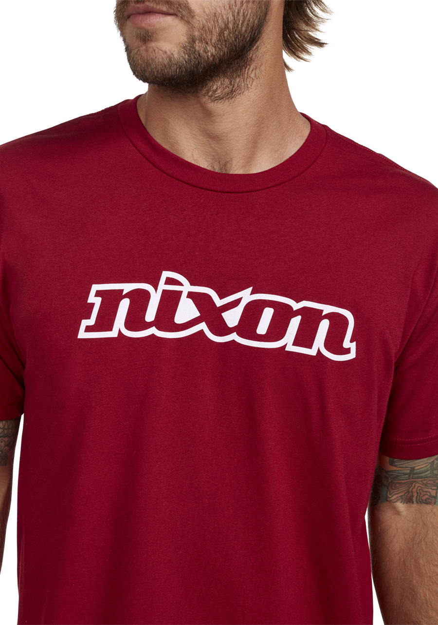 
OG Script S/S Eco Tee - Cardinal / White View 6