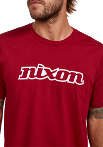 
OG Script S/S Eco Tee - Cardinal / White View 6