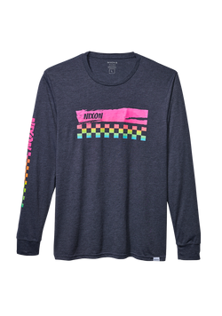 Circuit L/S Tee - Navy / Multi