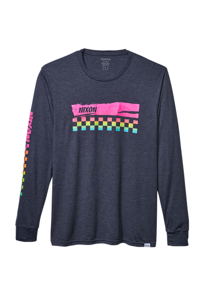 Circuit L/S Tee - Navy / Multi