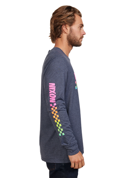 Circuit L/S Tee - Navy / Multi