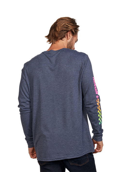 Circuit L/S Tee - Navy / Multi