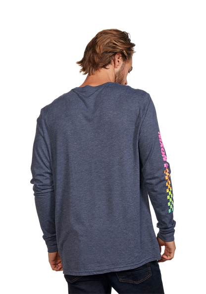 Circuit L/S Tee - Navy / Multi